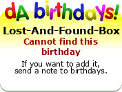 My birthday badge