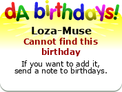 My birthday badge
