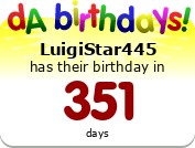 My birthday badge