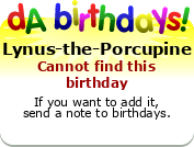 My birthday badge