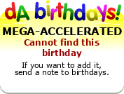 My birthday badge