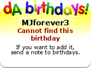 My birthday badge