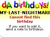 My birthday badge