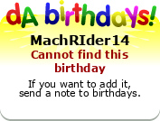 My birthday badge