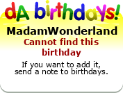 My birthday badge