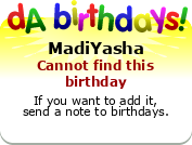 My birthday badge