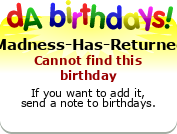 My birthday badge