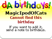 My birthday badge