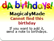 My birthday badge
