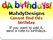 My birthday badge
