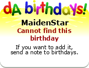 My birthday badge