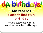 My birthday badge