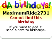 My birthday badge