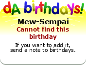 My birthday badge