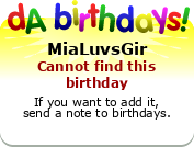My birthday badge