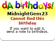 My birthday badge
