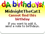 My birthday badge