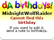My birthday badge