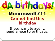 My birthday badge