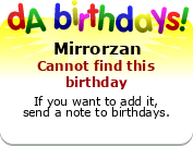 My birthday badge
