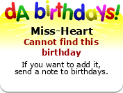 My birthday badge