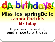 My birthday badge