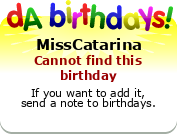 My birthday badge