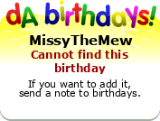 My birthday badge
