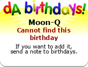My birthday badge