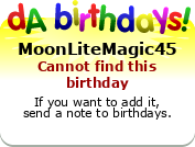My birthday badge