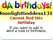 My birthday badge