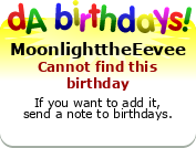 My birthday badge