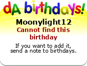 My birthday badge