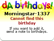 My birthday badge