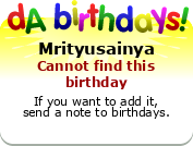 My birthday badge