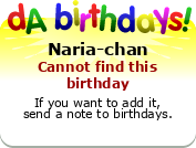 My birthday badge