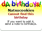 My birthday badge