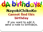 My birthday badge