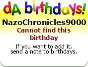 My birthday badge