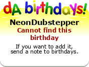 My birthday badge