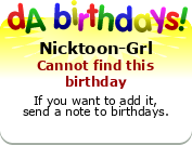 My birthday badge