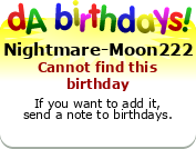 My birthday badge