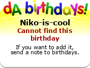 My birthday badge