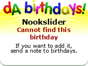 My birthday badge