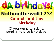 My birthday badge