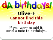 My birthday badge