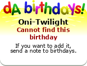 My birthday badge
