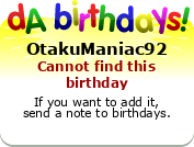 My birthday badge