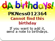 My birthday badge