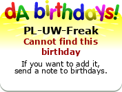 My birthday badge